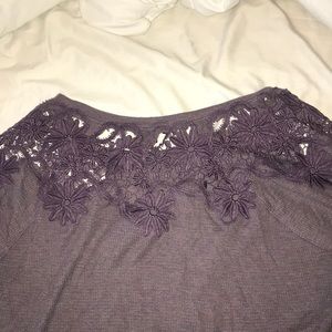 American Eagle Outfitters Tops - American Eagle waffle long sleeve with lace detail American Eagle Outfitters Tops - American Eagle waffle long sleeve with lace detail